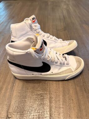 Nike Blazer 77 Shoes, Women's CZ1055-100 Mid White Black Sail, Size 6